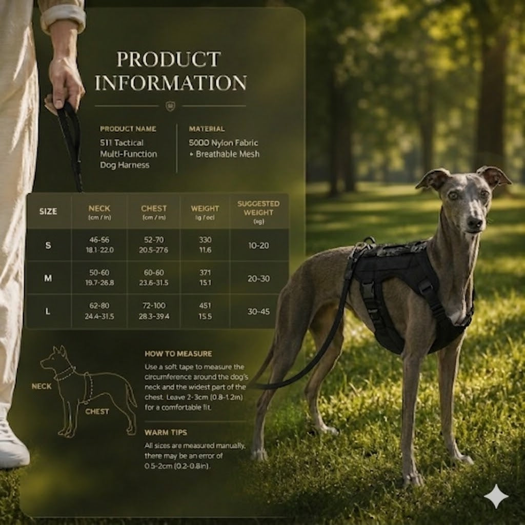 Tactical Adventure Dog Harness