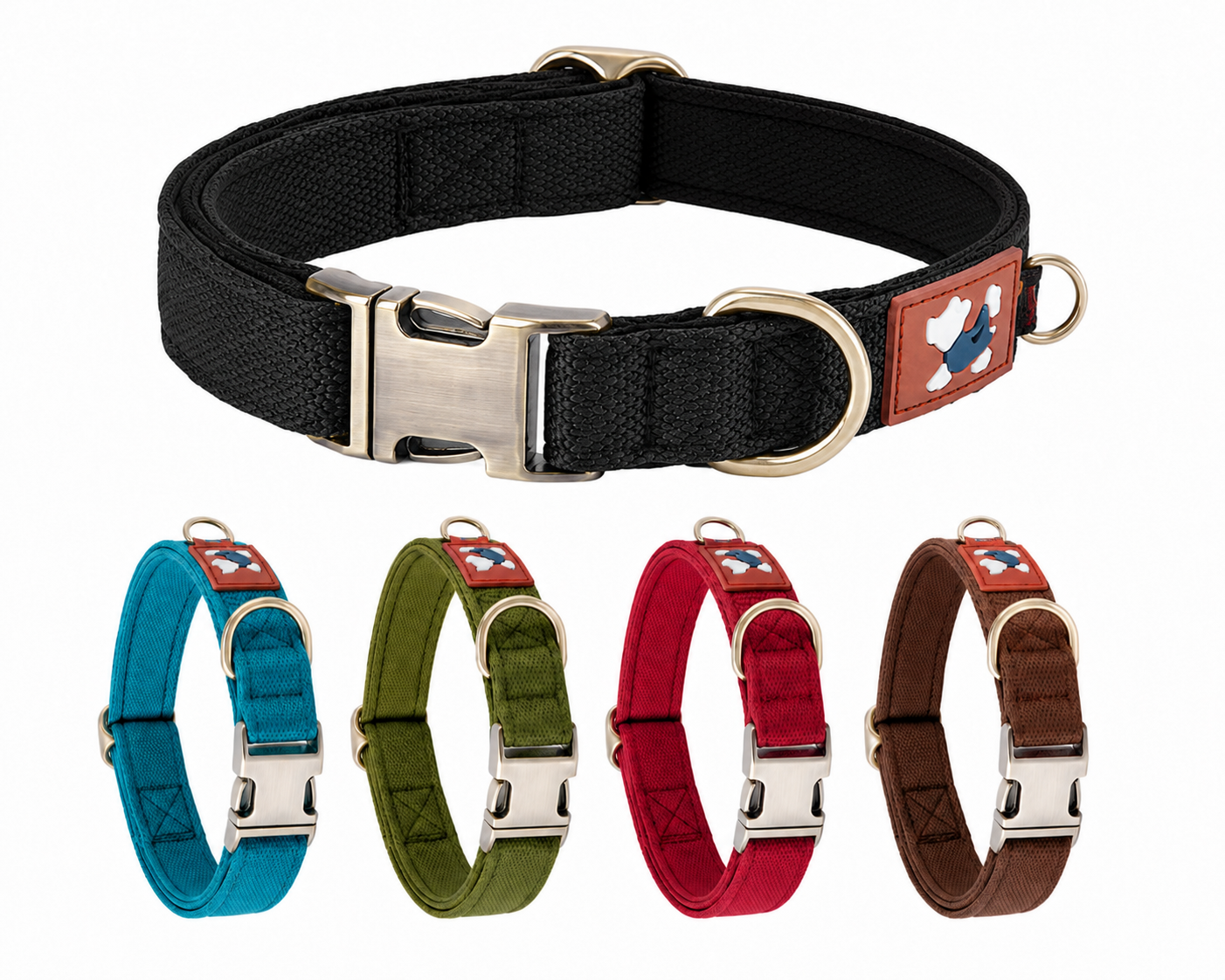 Tactical Canvas Dog Collar