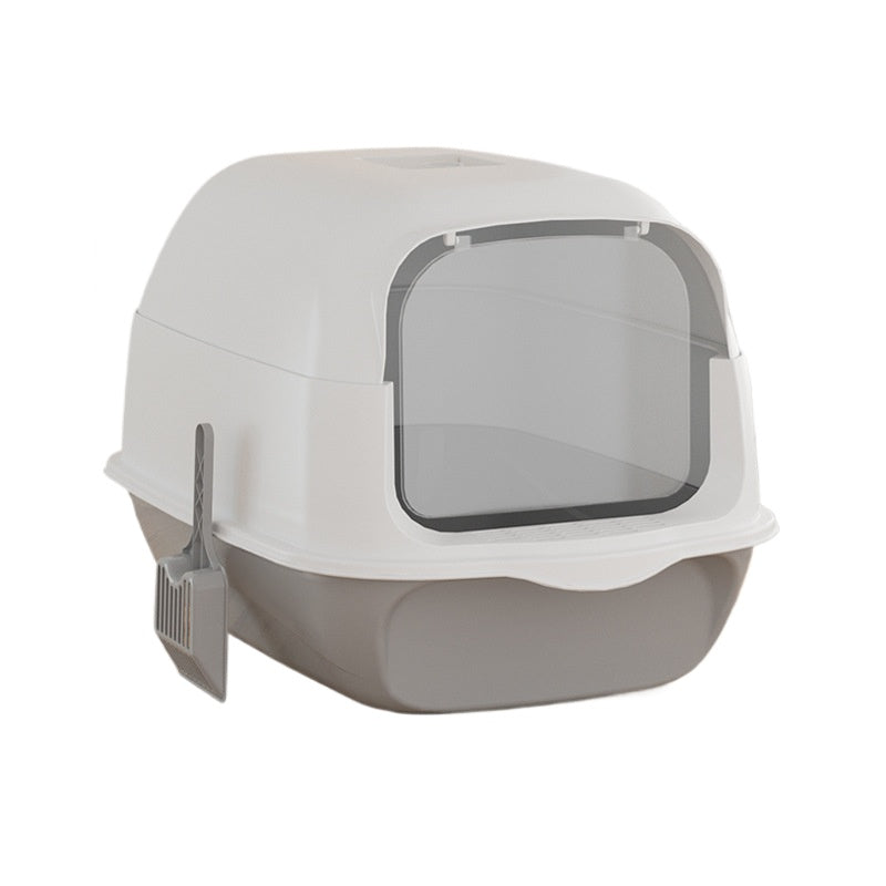 All-in-One Portable Cat Litter Box with Anti-Splash & Odour Control