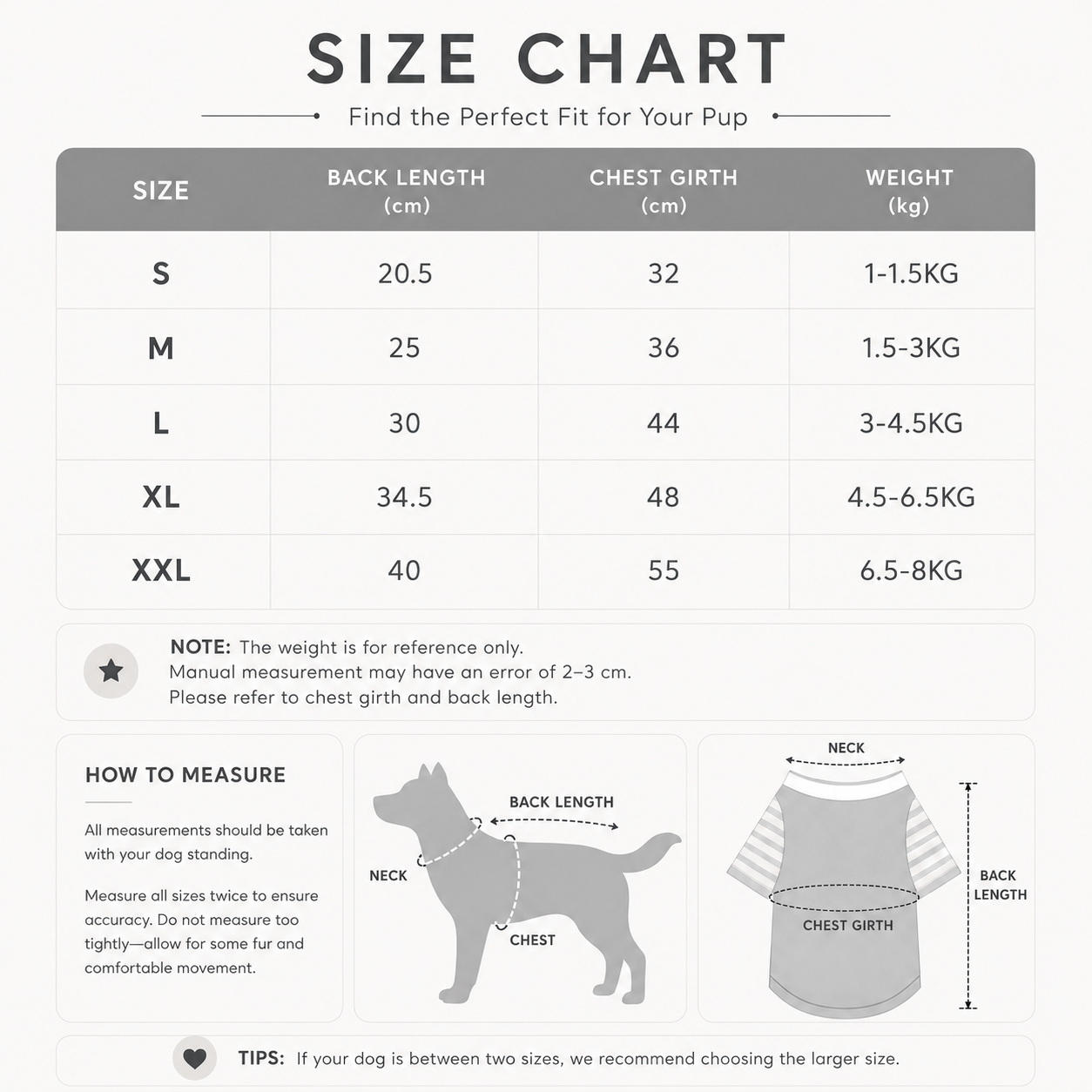 Minimalist Dog Turtleneck Shirt for Small Dogs | Soft Warm Pet Sweater