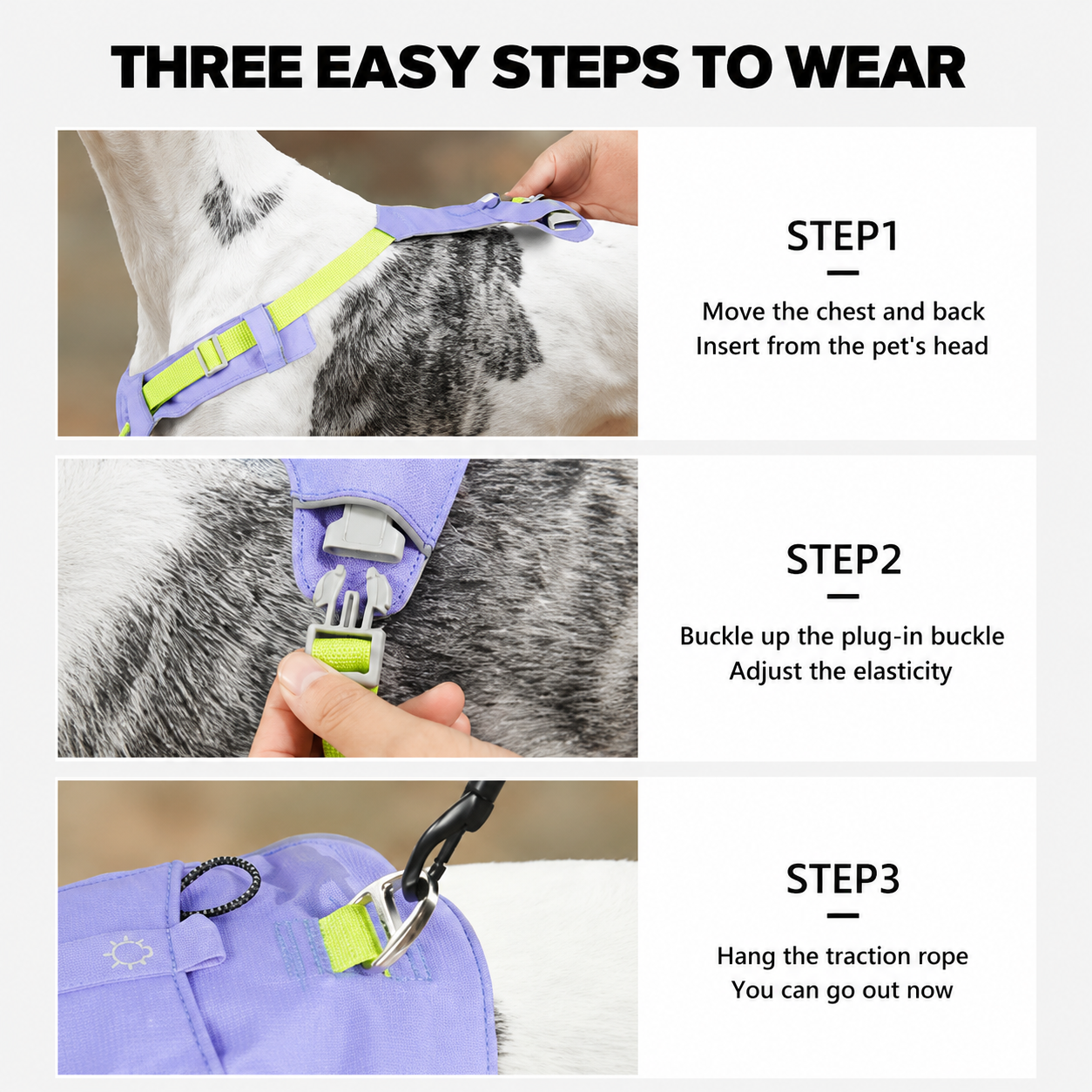 Escape Proof Dog Harness for Small Medium Large Dogs