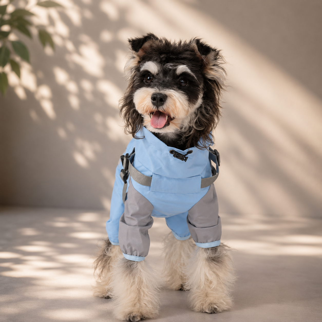 Full Coverage Dog Raincoat Harness