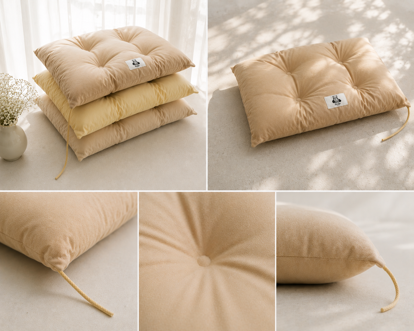 Luxury Soft Pet Cushion Bed for Small Dogs & Cats – Cozy Four Seasons Sleeping Mat