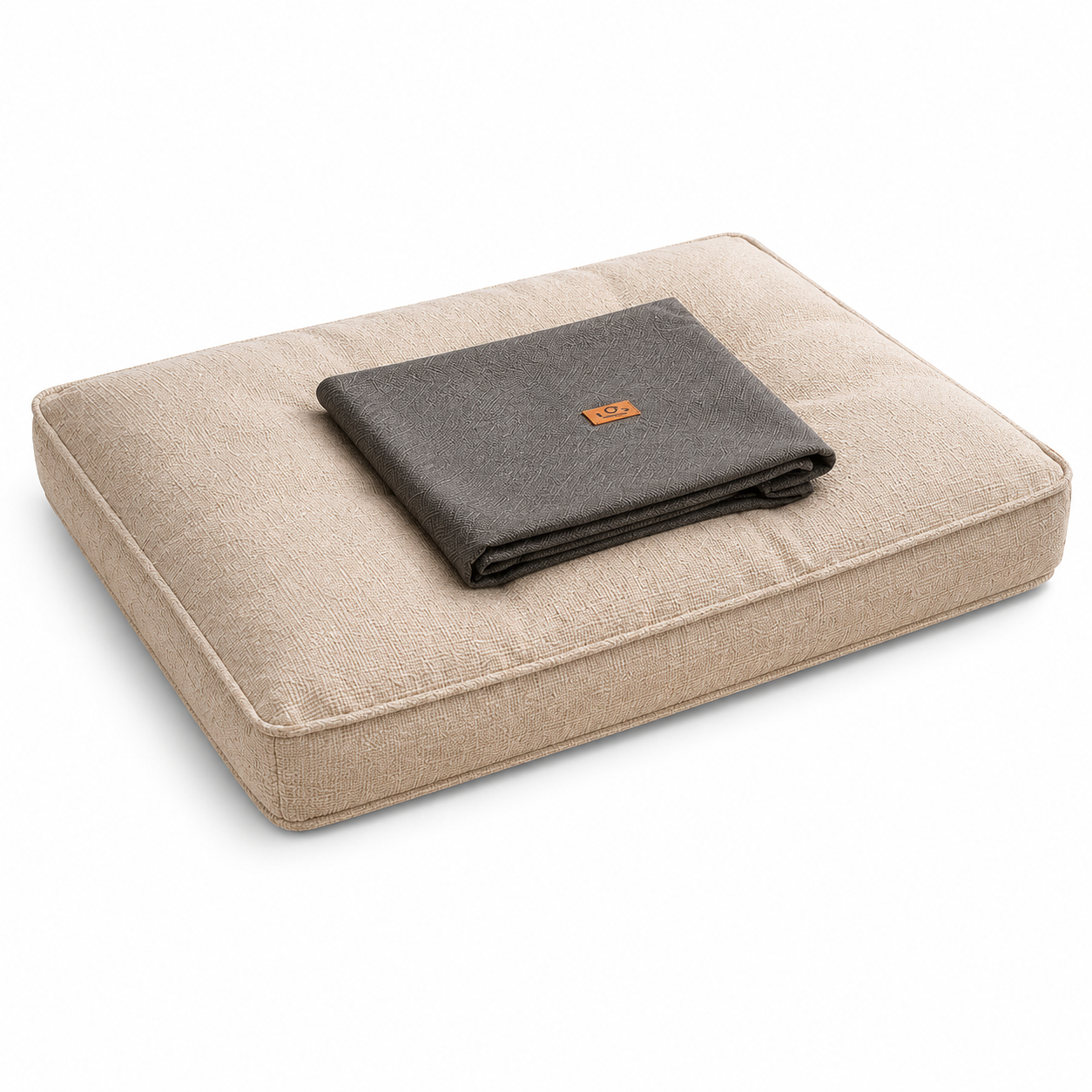 Removable Washable Pet Bed Cushion – Soft Rectangular Dog & Cat Sleeping Mat