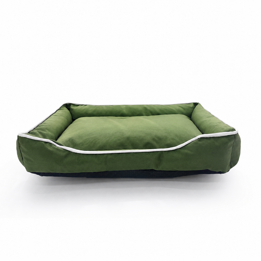 Luxury Removable Dog Bed with Raised Sides – Soft Washable Pet Sofa Bed for Small & Medium Dogs