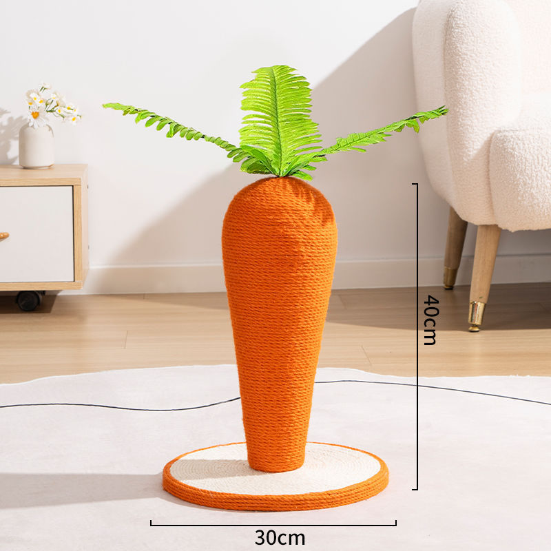 Vertical Cat Tree & Durable Scratching Pad