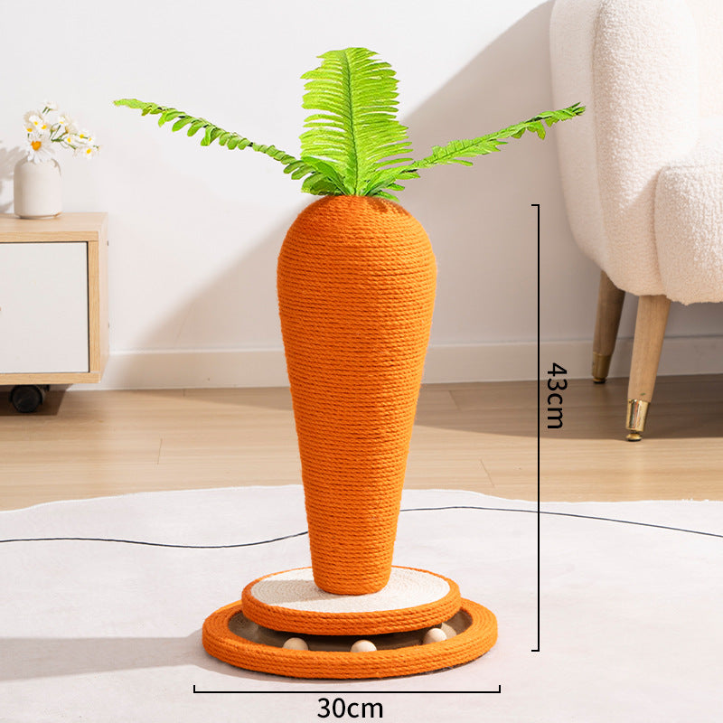 Vertical Cat Tree & Durable Scratching Pad