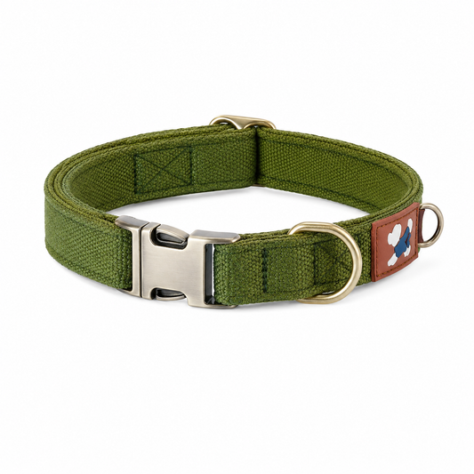 Tactical Canvas Dog Collar