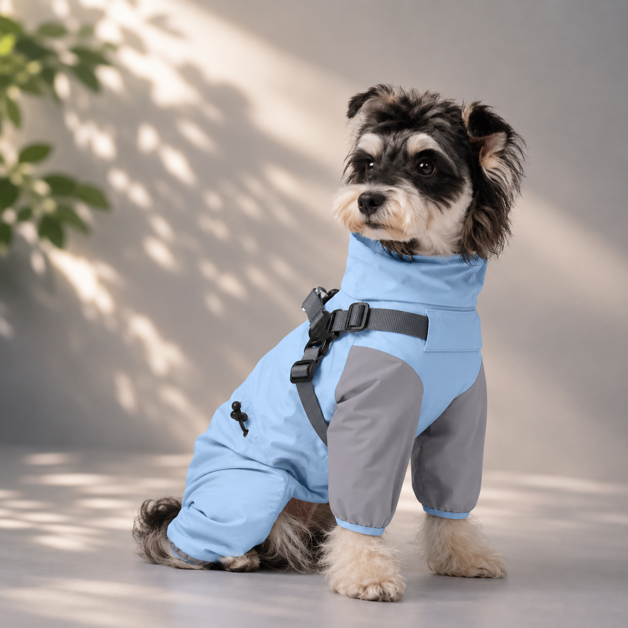 Full Coverage Dog Raincoat Harness