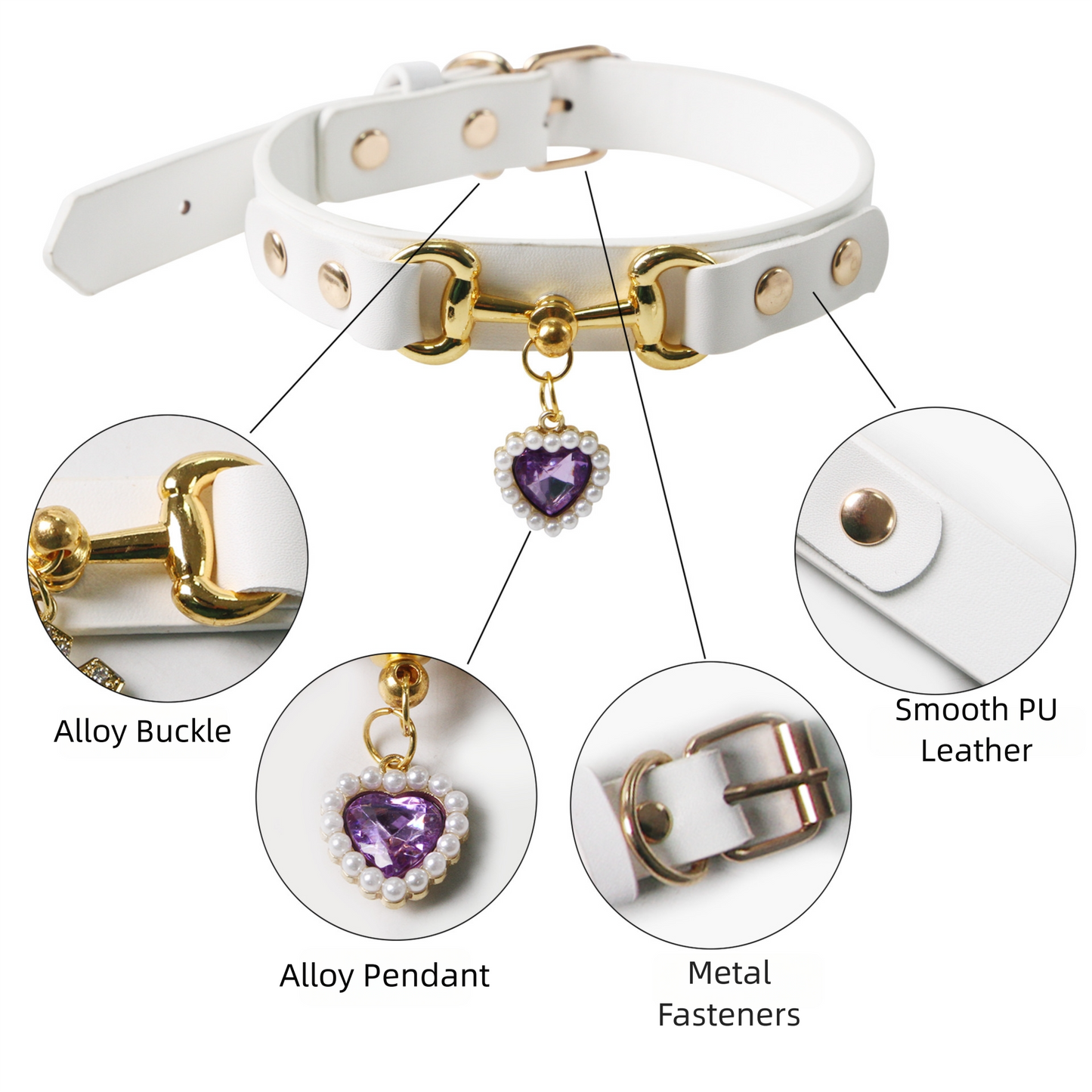 Fashion Pet Collar Necklace for Dogs & Cats