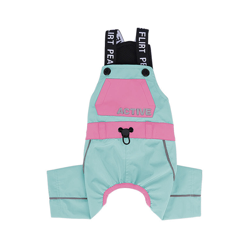 Waterproof Dog Overalls for Small Dogs | Adjustable Outdoor Pet Raincoat Jumpsuit