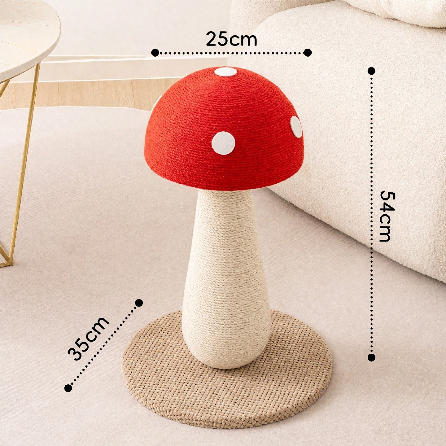 Vertical Cat Tree & Durable Scratching Pad